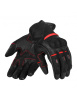 SECA Axis Mesh II Motorhandschoenen, Zwart-Rood (Afbeelding 1 van 3)