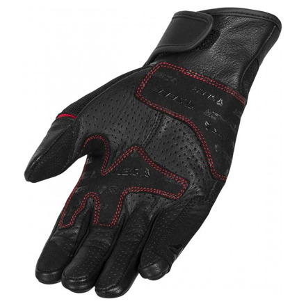 SECA Axis Mesh II Motorhandschoenen, Zwart-Rood (3 van 3)