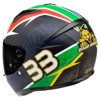 HJC C10 Brad Binder 33 Integraalhelm, Zwart-Groen (Afbeelding 3 van 4)