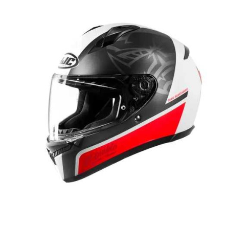 C10 Fabio Quartararo 20 Integraalhelm - Wit