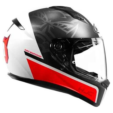 HJC C10 Fabio Quartararo 20 Integraalhelm, Wit (2 van 4)