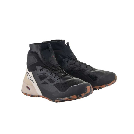 Alpinestars CR-1 Motorschoenen, Zwart-Bruin (1 van 1)