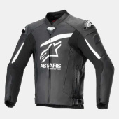 GP Plus R V4 Airflow Leren Motorjas - Zwart-Wit