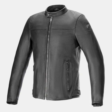 Alpinestars Blacktrack Leren Motorjas, Zwart (1 van 2)