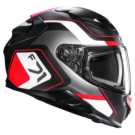 HJC F71 Arcan Integraalhelm, Zwart-Rood (3 van 4)