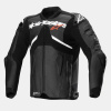 Alpinestars Atem V5 Leren Motorjas, Zwart-Wit (Afbeelding 1 van 2)