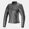 Alpinestars Tory Dames Leren Motorjas, Zwart (Afbeelding 1 van 2)