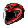 HJC F71 Idle Integraalhelm, Zwart-Rood (Afbeelding 1 van 3)