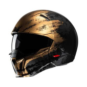 i20 Furia Intergaalhelm - Zwart-Bruin