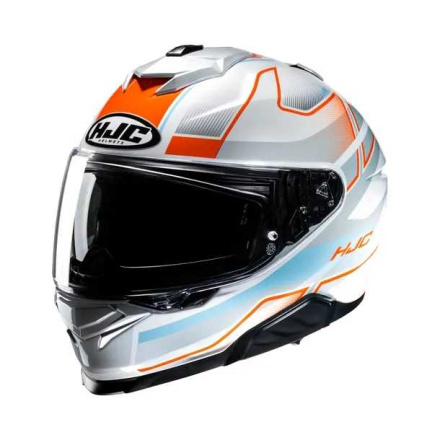 HJC i71 Iorix Integraalhelm, Wit-Oranje (1 van 1)