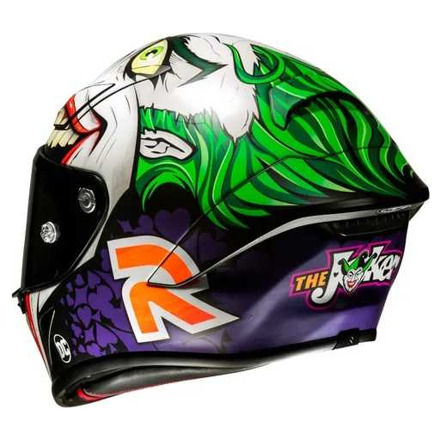 HJC RPHA 1 Joker DC Comics Integraalhelm, Wit-Groen (4 van 4)