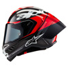 Alpinestars Supertech R10 Element Integraalhelm, Carbon-Rood-Wit (Afbeelding 2 van 4)