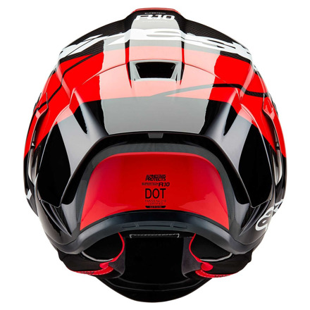 Alpinestars Supertech R10 Element Integraalhelm, Carbon-Rood-Wit (3 van 4)