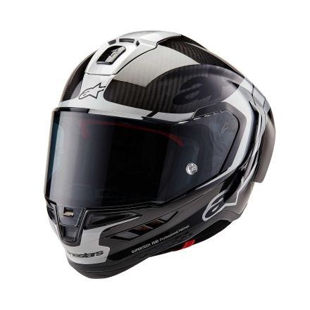 Alpinestars Supertech R10 Element Integraalhelm, Carbon-Zwart-Zilver (1 van 4)