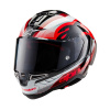 Alpinestars Supertech R10 Team Integraalhelm, Zwart-Rood-Wit (Afbeelding 1 van 4)