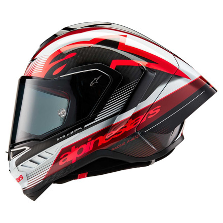 Alpinestars Supertech R10 Team Integraalhelm, Zwart-Rood-Wit (2 van 4)