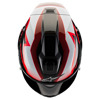 Alpinestars Supertech R10 Team Integraalhelm, Zwart-Rood-Wit (Afbeelding 4 van 4)