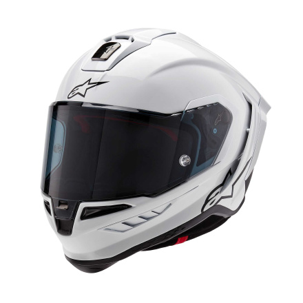 Alpinestars Supertech R10 Solid Integraalhelm, Wit-Zwart (1 van 4)