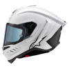 Alpinestars Supertech R10 Solid Integraalhelm, Wit-Zwart (Afbeelding 2 van 4)