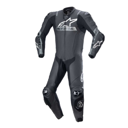 Alpinestars Missile V2 Ward 1PC Leren Motorpak, Zwart-Grijs (1 van 2)