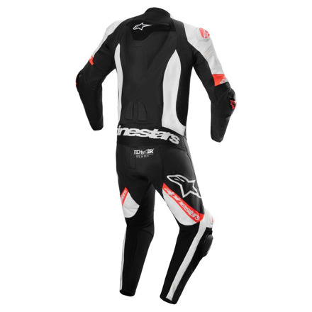 Alpinestars Missile V2 Ward 1PC Leren Motorpak, Zwart-Wit-Rood (2 van 2)