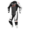 Alpinestars GP Force Lurv 2PC Leren Motorpak, Zwart-Wit-Rood (Afbeelding 1 van 2)