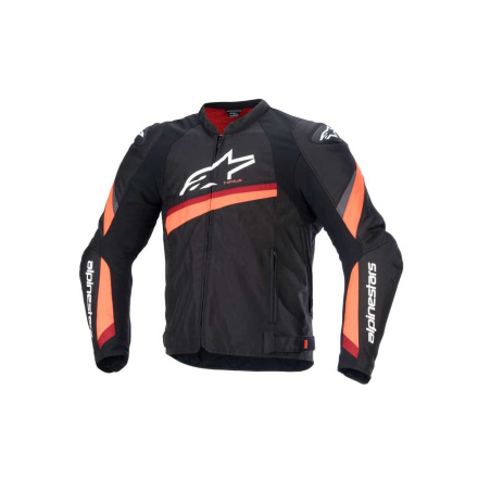 Alpinestars T-GP Plus R V4 Leren Motorjas, Zwart-Rood (1 van 2)