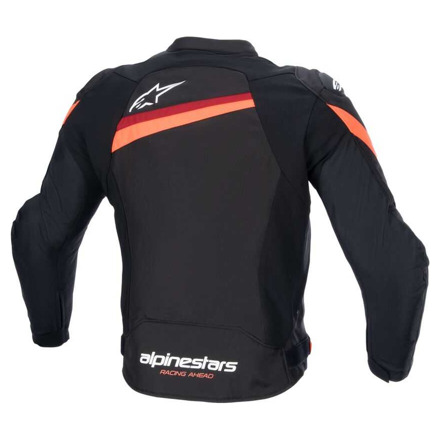 Alpinestars T-GP Plus R V4 Leren Motorjas, Zwart-Rood (2 van 2)