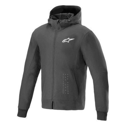 Alpinestars Radium Tech Motor Hoodie, Zwart-Wit (1 van 2)