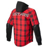 Alpinestars MO.ST.EQ Tartan Motorshirt, Rood-Zwart (Afbeelding 2 van 2)