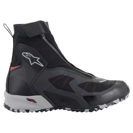 Alpinestars CR-8 Gore-tex Motorschoenen, Zwart-Grijs-Rood (3 van 4)