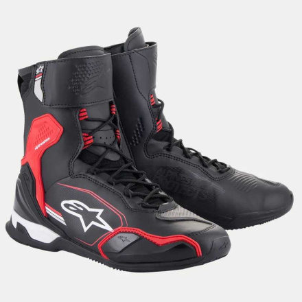 Alpinestars Superfaster Motorschoenen, Zwart-Rood-Wit (1 van 4)