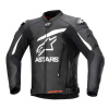 Alpinestars GP Plus V4 Leren Motorjas, Zwart-Wit (Afbeelding 1 van 2)