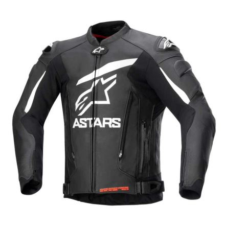 Alpinestars GP Plus V4 Leren Motorjas, Zwart-Wit (1 van 2)