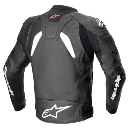 Alpinestars GP Plus V4 Leren Motorjas, Zwart-Wit (2 van 2)