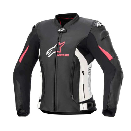 Alpinestars Stella GP Plus V4 Leren Motorjas, Zwart-Wit (1 van 2)