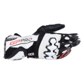 GP Pro R4 Leren Motorhandschoenen - Zwart-Wit