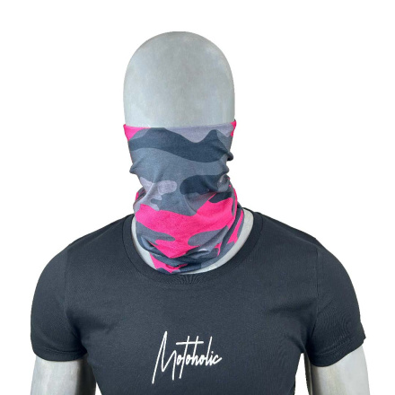 Motoholic Scarf, Roze (print) (1 van 1)