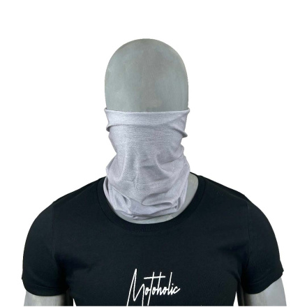 Motoholic Scarf, Licht Grijs (1 van 1)