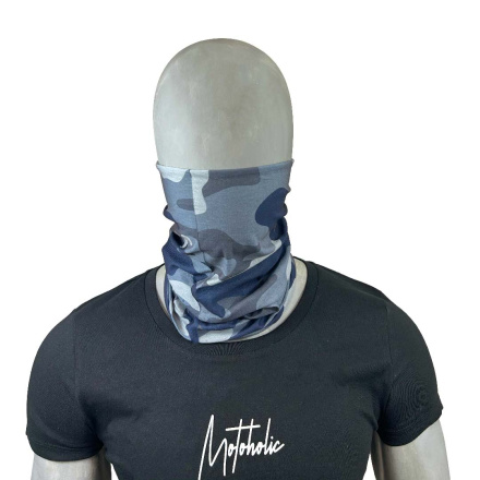 Motoholic Scarf, Blauw-Camouflage (1 van 1)