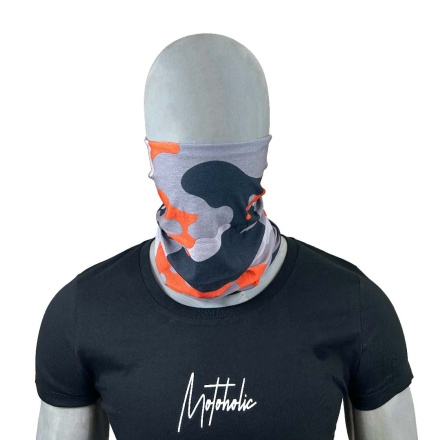 Motoholic Scarf, Oranje (print) (1 van 1)