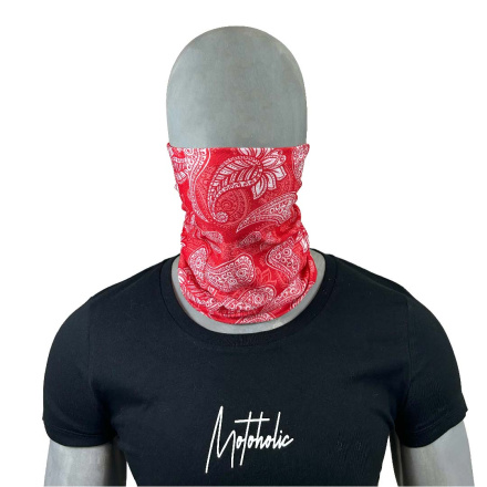 Motoholic Scarf, Wit (print) (1 van 1)