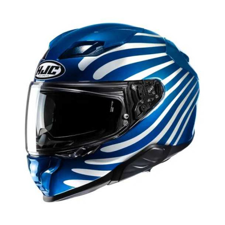 F71 Zen Integraalhelm - Blauw-Wit