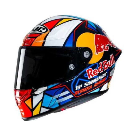 RPHA 1 Misano Integraalhelm - Zwart-Wit-Fluor