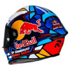 HJC RPHA 1 Misano Integraalhelm, Zwart-Wit-Fluor (Afbeelding 3 van 5)