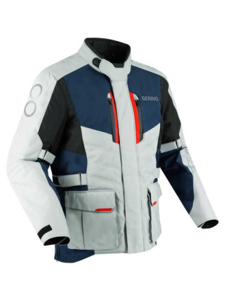 Bering Siberia Motorjas, Grijs-Blauw-Rood (1 van 2)