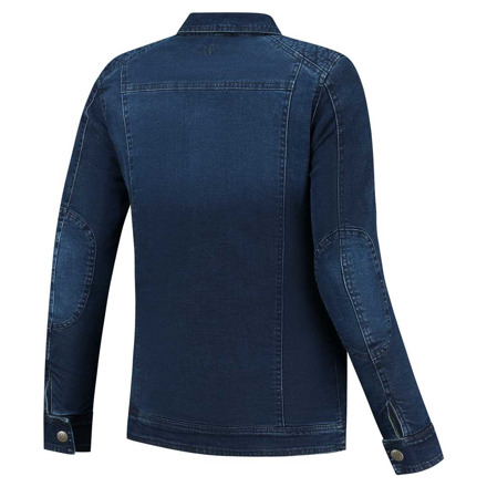 Rusty Stitches Dolly Denim Motorjas, Blauw (2 van 2)