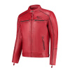 Chase motorjas - Rood-Zwart