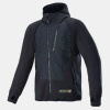 Alpinestars MO.ST.EQ Hybrid Motorhoodie, Zwart (Afbeelding 1 van 2)