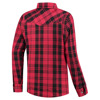 Rusty Stitches Neil Motorshirt, Zwart-Rood (Afbeelding 2 van 2)